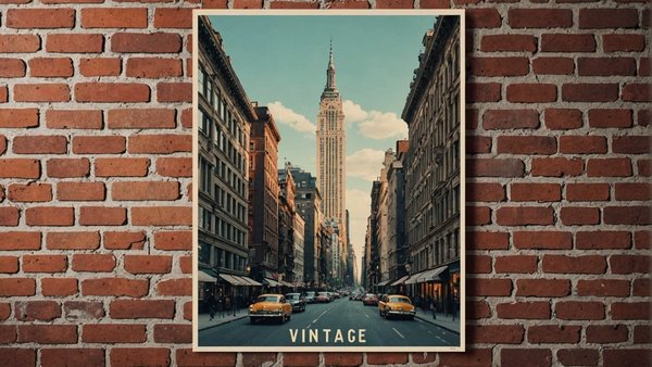 Décorez votre espace avec une affiche ville vintage